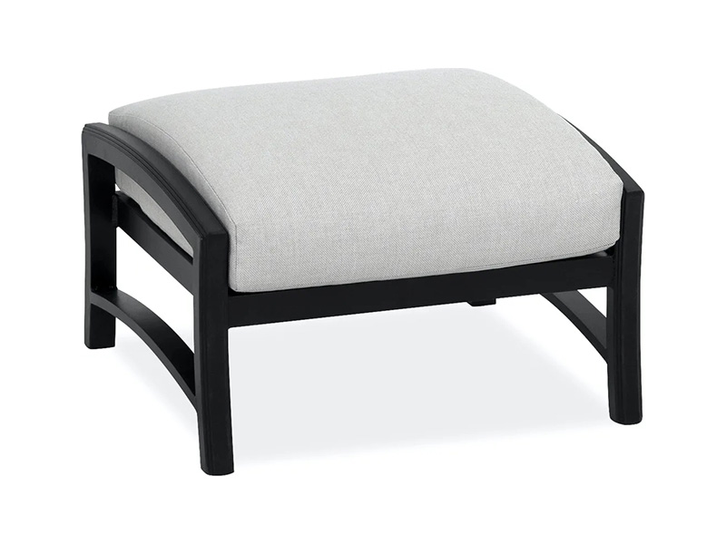 Domek z postarzanego brązu aluminium z poduszkami Patio Ottoman