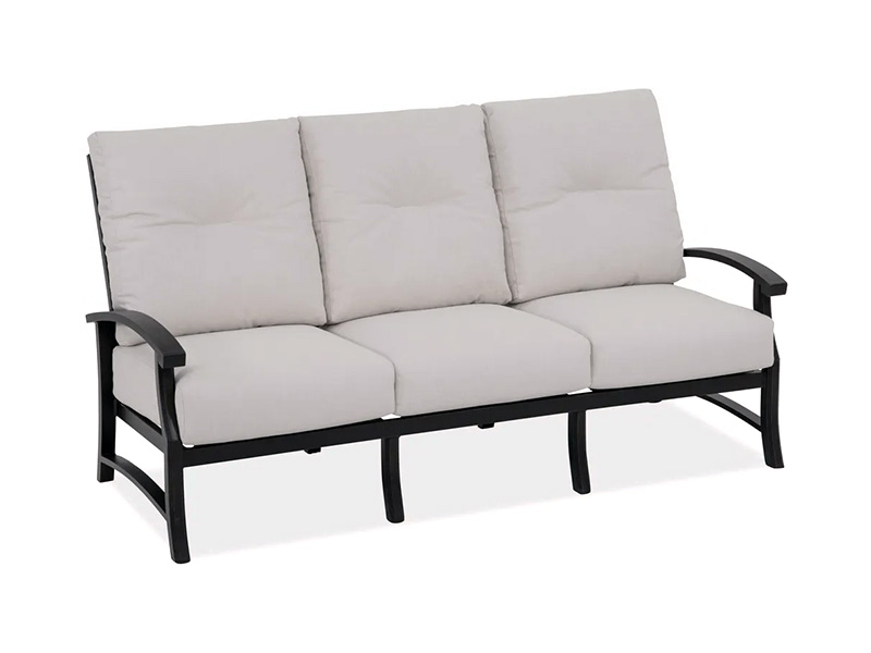 Lodge Aged Brąz Aluminium Z Poduszkami Sofa Patio