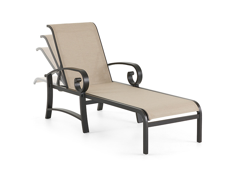 Solstice Aluminium z patio Sling Chaise Lounge