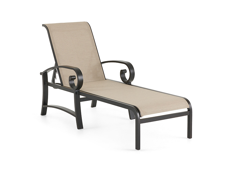 Solstice Aluminium z patio Sling Chaise Lounge
